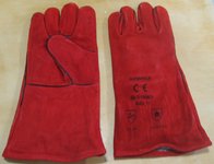 Chemical Red PVC Gloves