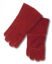 Chemical Red PVC Gloves