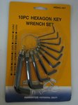 China Allen Key Set (10 pcs)