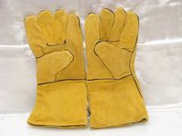 Contractor Uk Yellow Leather Gloves