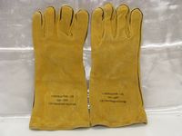 Contractor Uk Yellow Leather Gloves