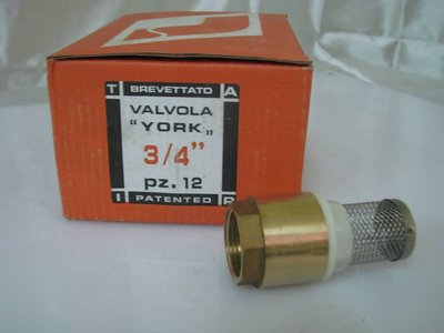 Italian Foot Valve York