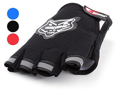Motorcycle Gloves Half Finger Strap