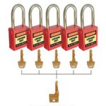 Premier Lockout Safety Padlocks (Metallic Shackle)