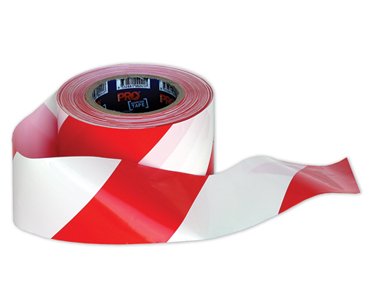 Red/White 7cm Warning Tape (100 m)