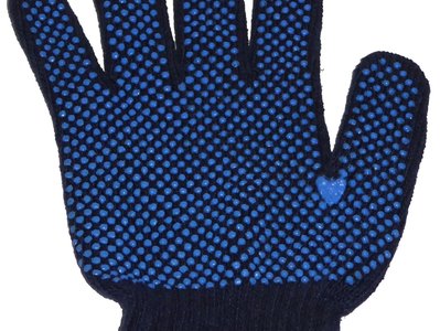 Single Side Cotton Dotted Gloves