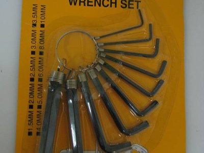 China Allen Key Set (10 pcs)