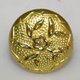 Golden Knob with Floral Design