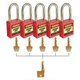 Premier Lockout Safety Padlocks (Metallic Shackle)